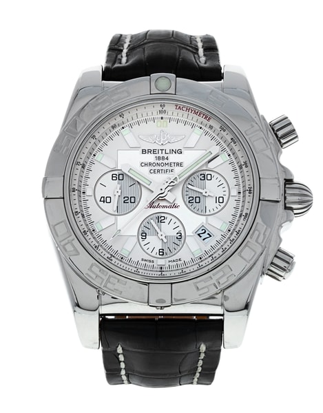 BREITLING CHRONOMAT AB0110 1コマ Breitling Chronomat 44 - White Roman Numeral Dial